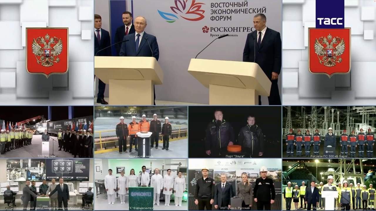 Президент России Владимир Путин дал старт работе предприятий в Уссурийске, Находке и не только 