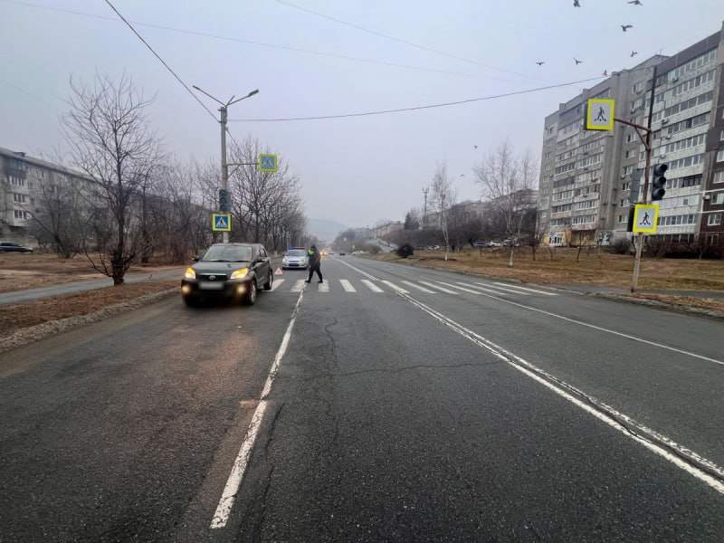 В Находке пожилой водитель сбил ребёнка на пешеходном переходе